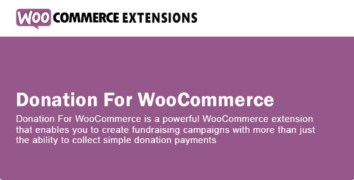 Donation For WooCommerce
