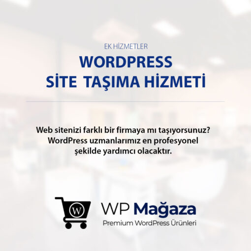 wordpress site tasima hizmeti