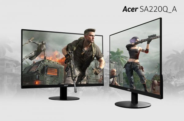 Monitor Acer SA220Q, Berbalut Desain Tipis dan Stylish dengan Gambar Tajam