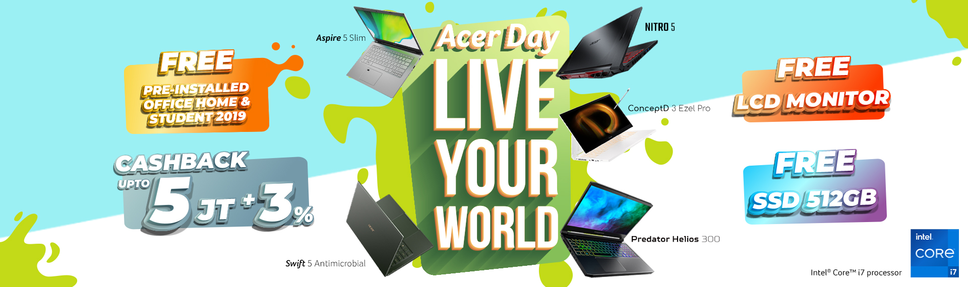 Acer Day 2021: Live Your World! Banyak Tantangan Seru dan Promo Spesial Menantimu!