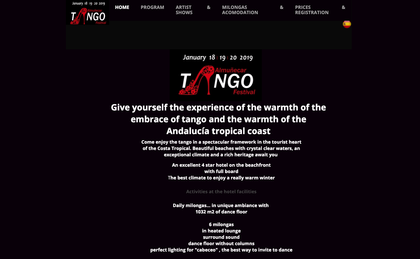Del 18 al 20 de enero, I Festival del Tango de Almuñécar