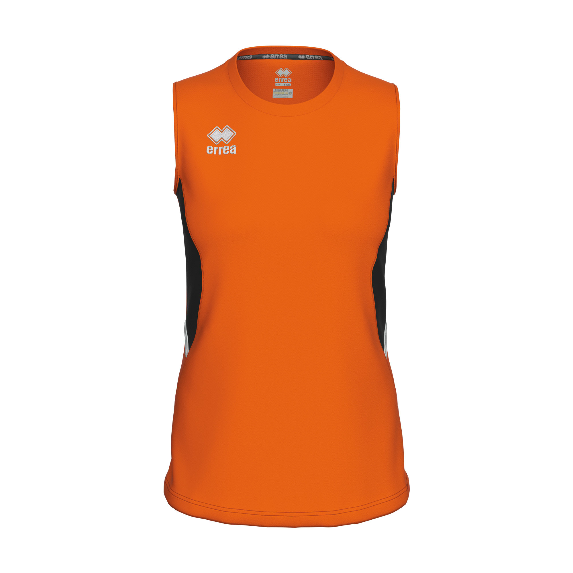 Errea Carry Volleyball Shirt Orange Black White