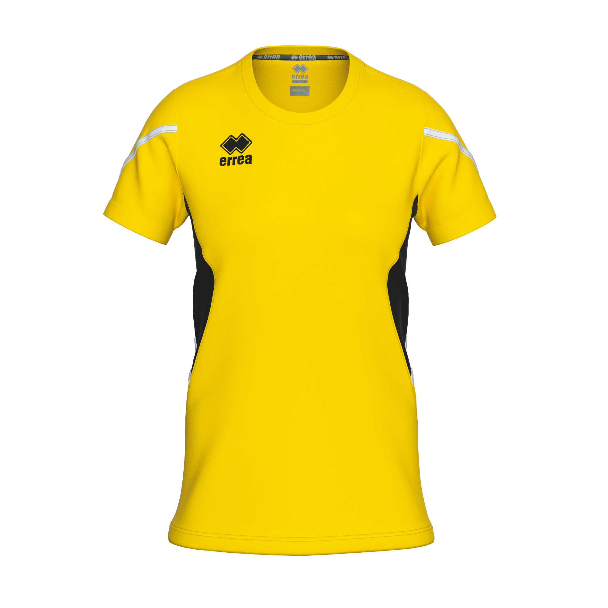 Errea Corinne Volleyball Shirt Yellow Black White
