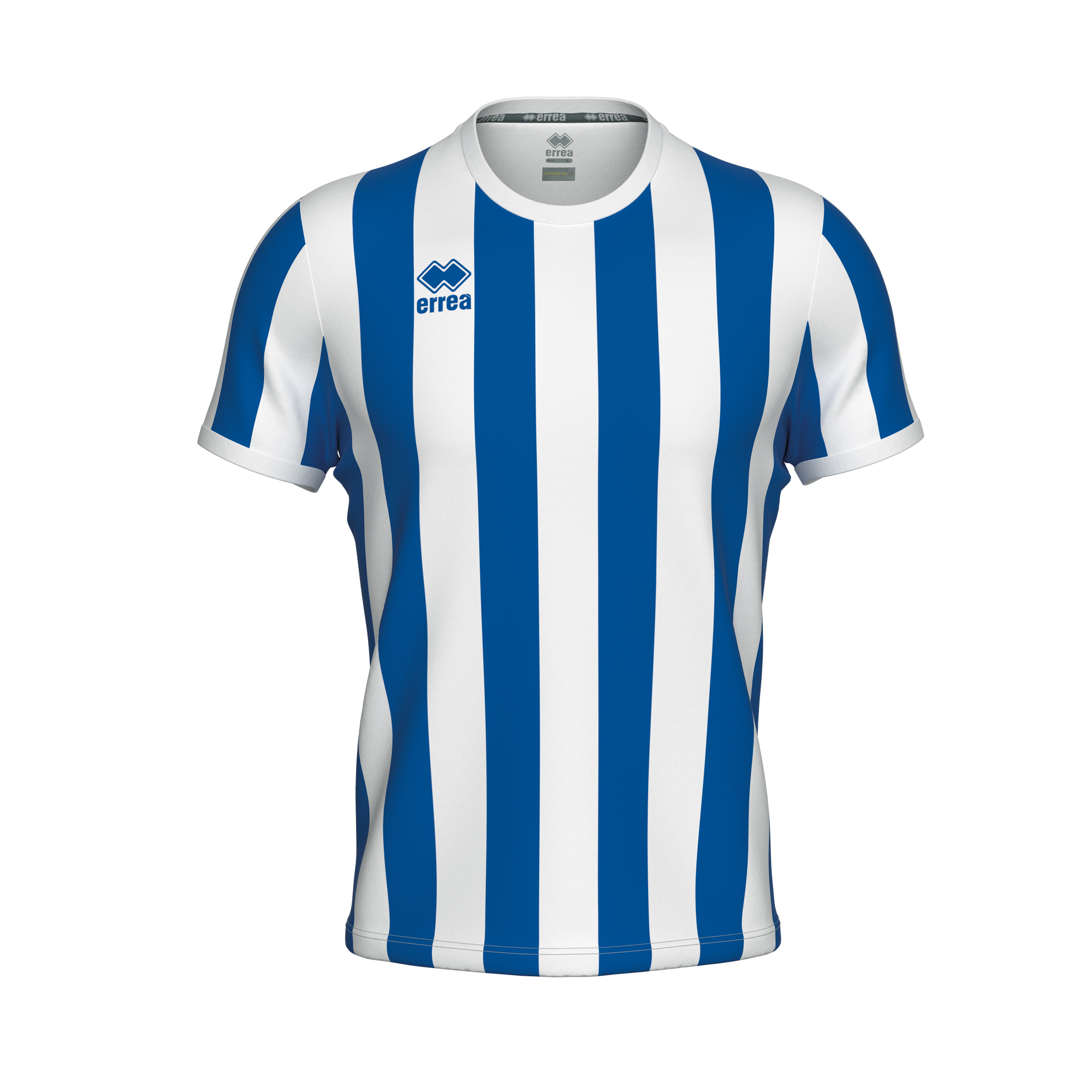 Errea Strip Football Shirt Blue White