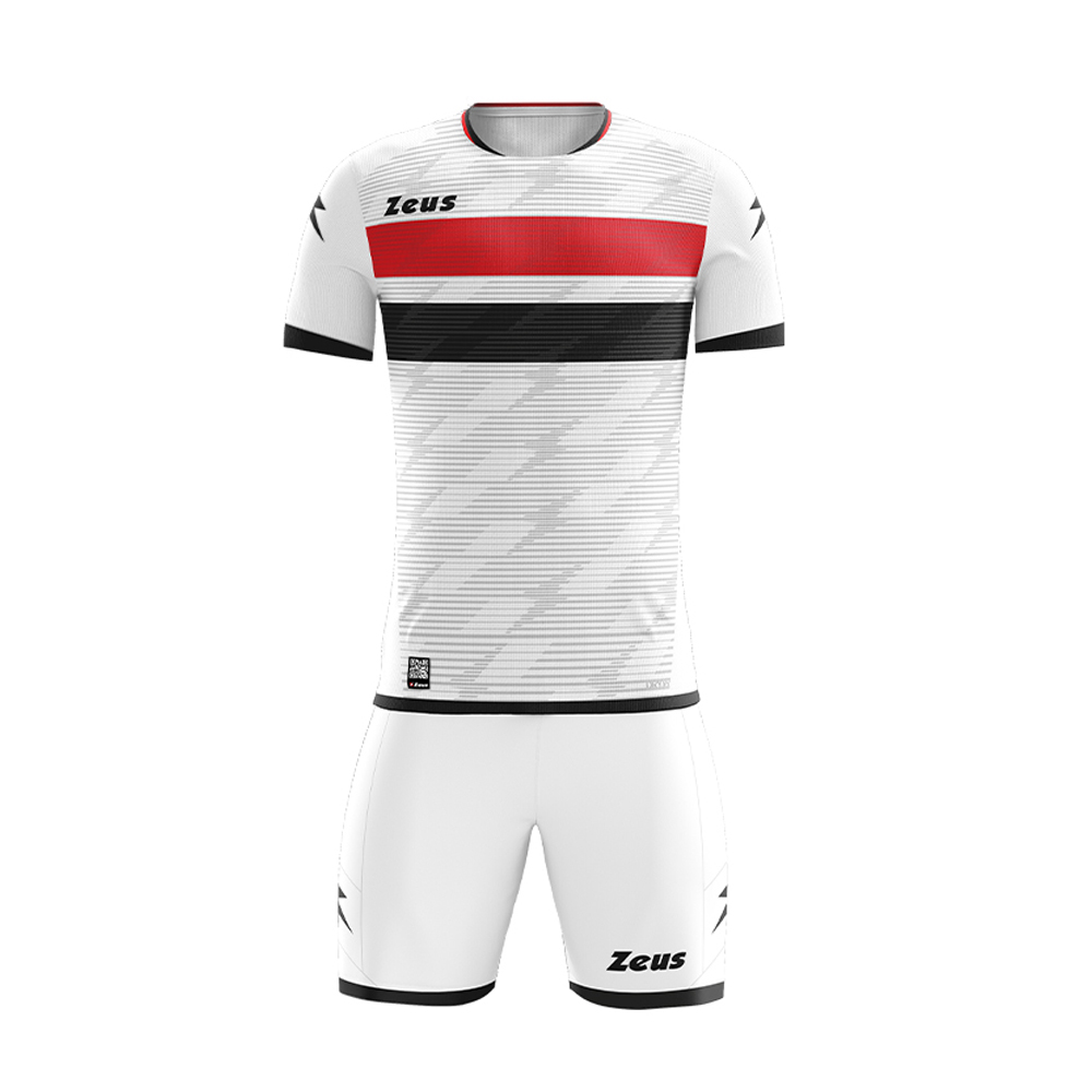 Zeus Icon Football Kit White Black
