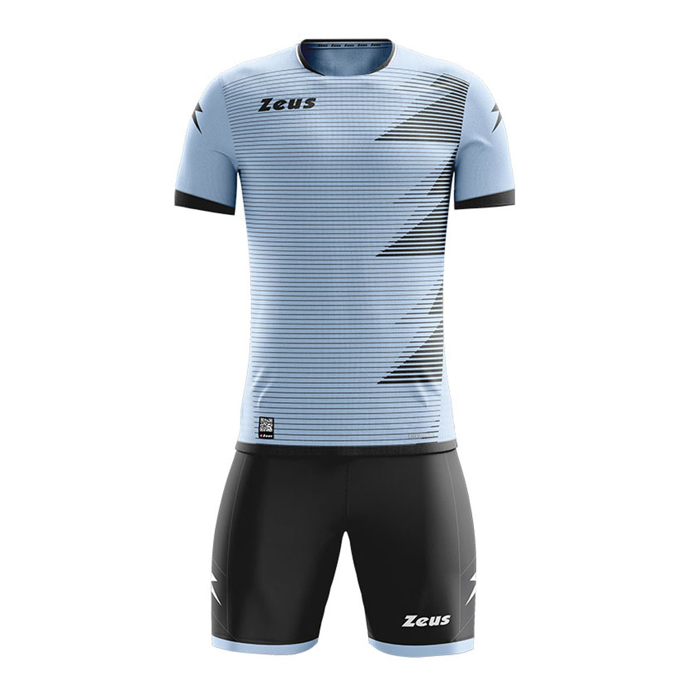 Zeus Mundial Football Kit Sky Black