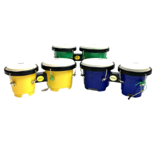 colourful bongo drums for children