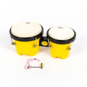 kids bongos, yellow