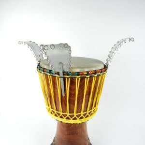 Sessi sessi. Hand made in Guinea for drum accessories.