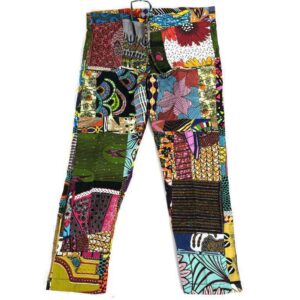 Traditional energetic performance pants made in Ghana