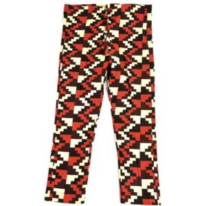 Vibrantly patterned performance pants from Ghana