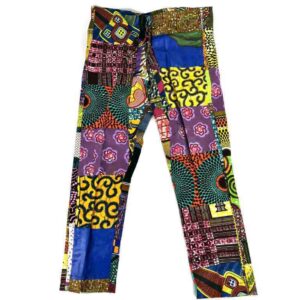 Funky patchwork performance pants tailor made in African
