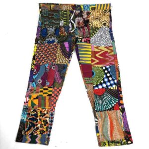 Colourful traditional African performance pants