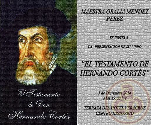 Resultado de imagen para Fotos de del testamento ológrafo de Hernán Cortés,