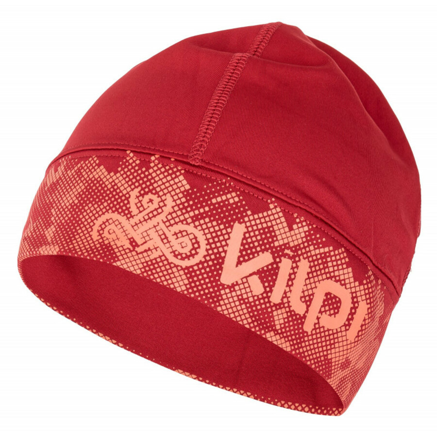 Běžecká čepice Kilpi TAIL-U tmavě červená