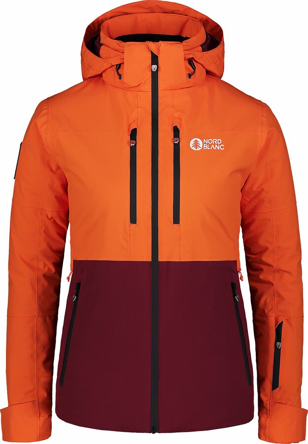 Dámská lyžařská bunda Nordblanc Radiance oranžová NBWJL7530_MDV