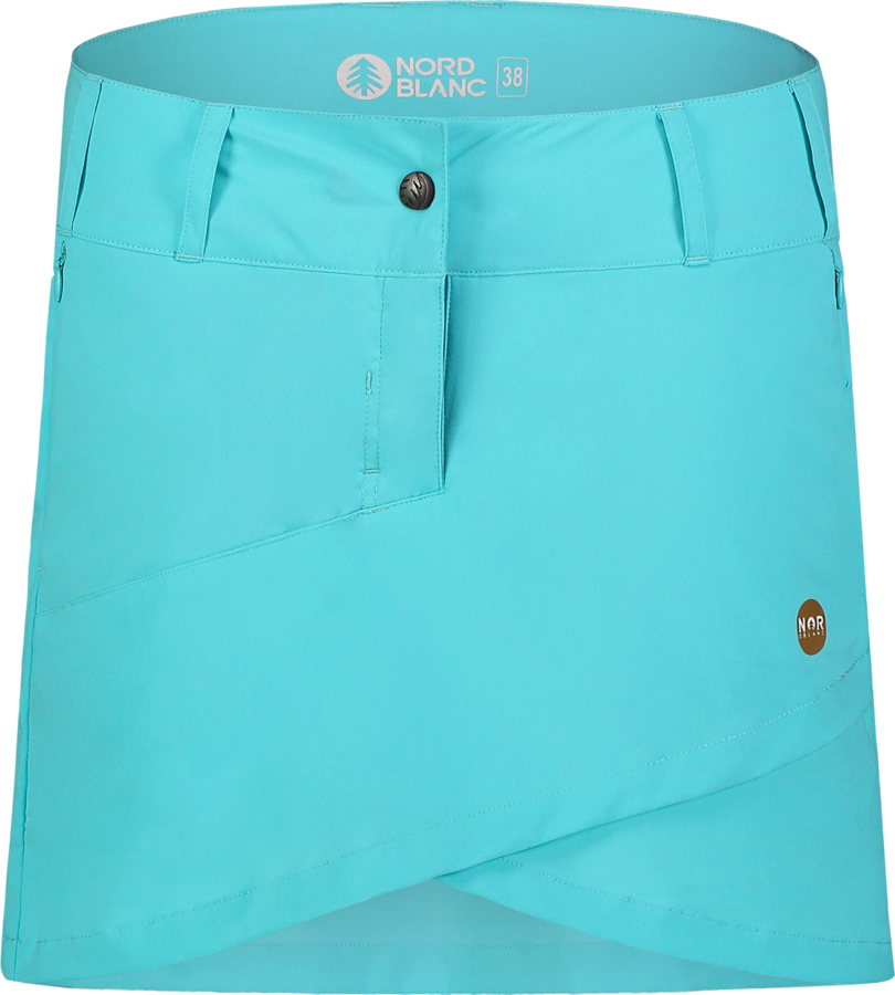 Dámská outdoorová šortko-sukně Nordblanc Sprout modrá NBSSL7632_CPR