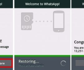 שחזור היסטוריית הצ'אט של WhatsApp ב- Android