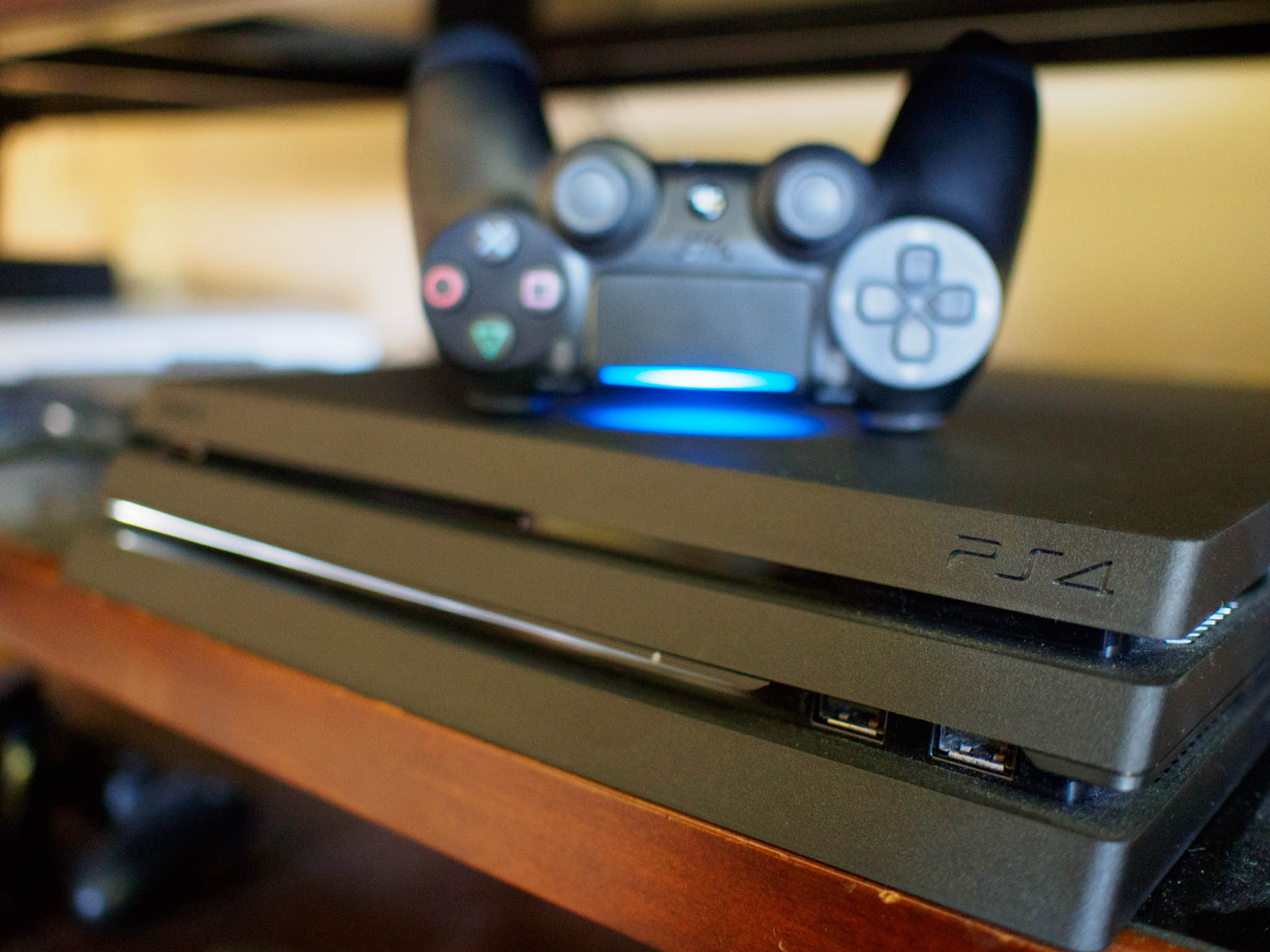 PS4 With DualShock On Top