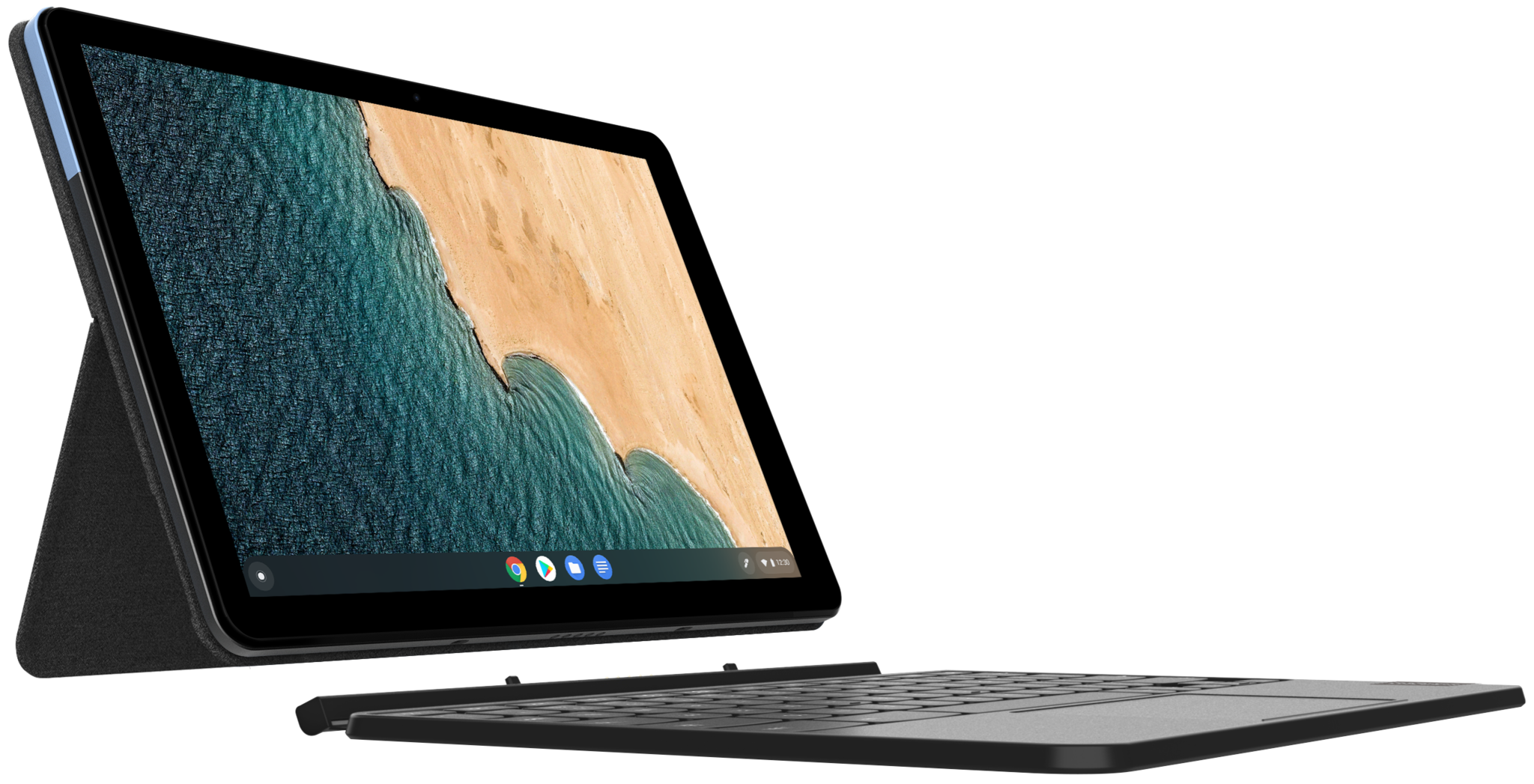 Lenovo Chromebook Duet with keyboard and kickstand