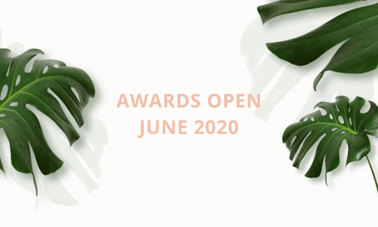 Awards Open in June 2020