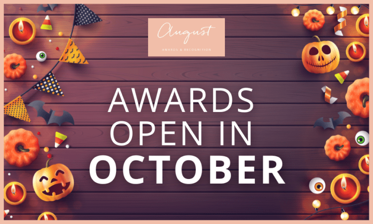 Awards Open in October 2023