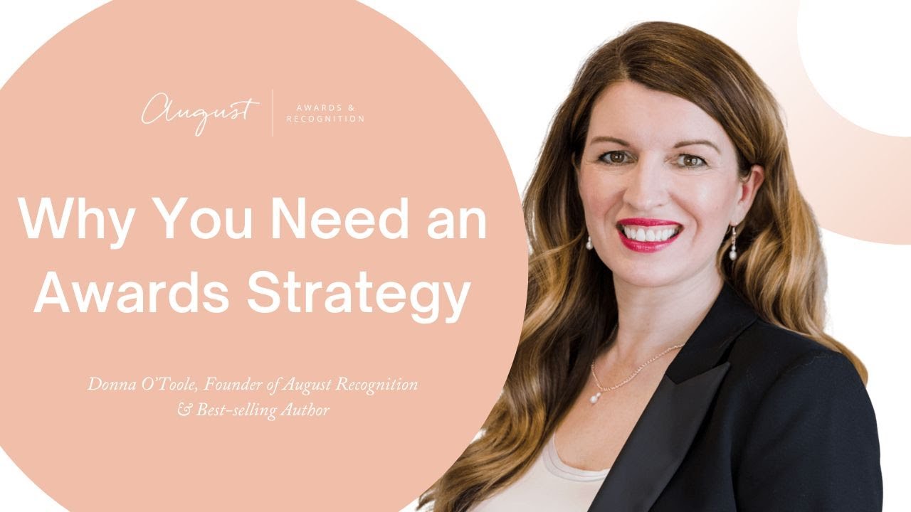 why you need an awards strategy
