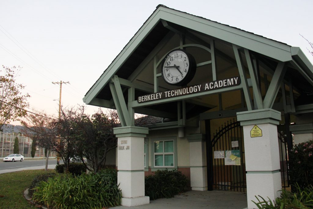 Berkeley Technology Academy, located on Martin Luther King Jr Way, accommodates students who need to make up credits or graduate early. 