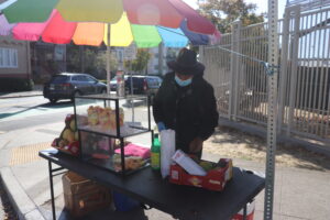 Francisco sells fruit on the corner of Milvia Street and Channing Way from 7 a.m. to 5 p.m. everyday