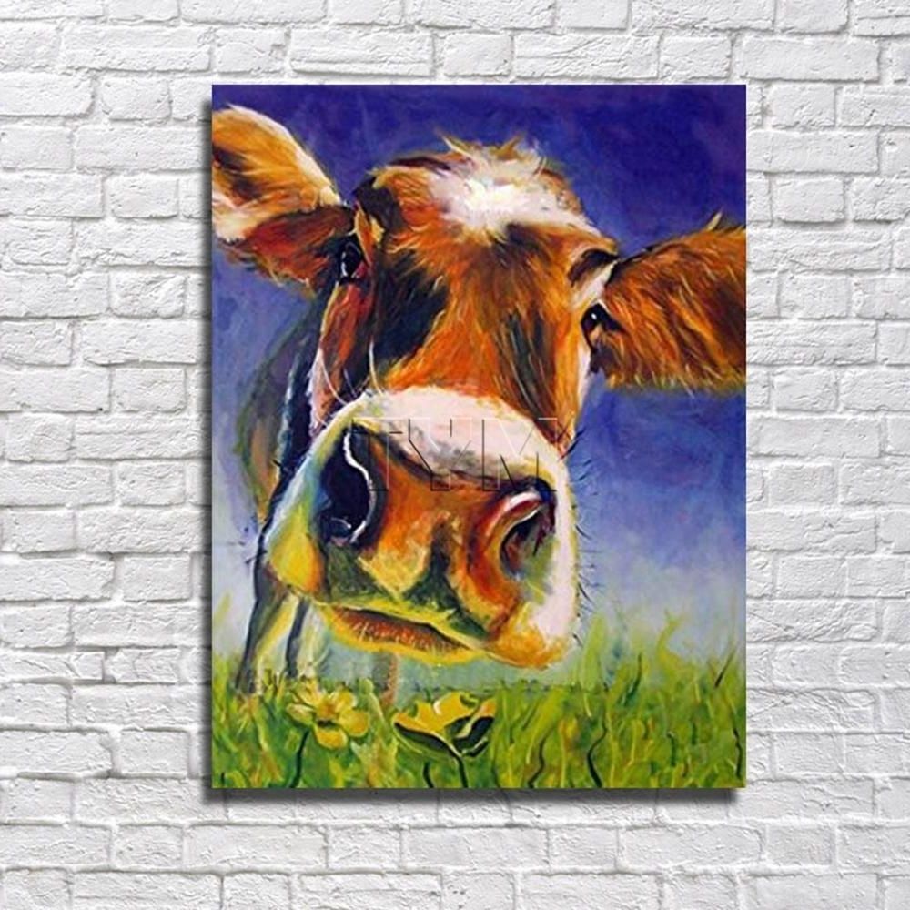 Featured Photo of Cow Canvas Wall Art