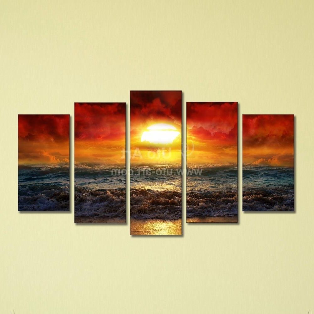 Featured Photo of 5 Panel Wall Art