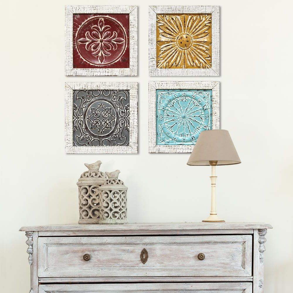 Featured Photo of 4 Piece Metal Wall Decor Sets