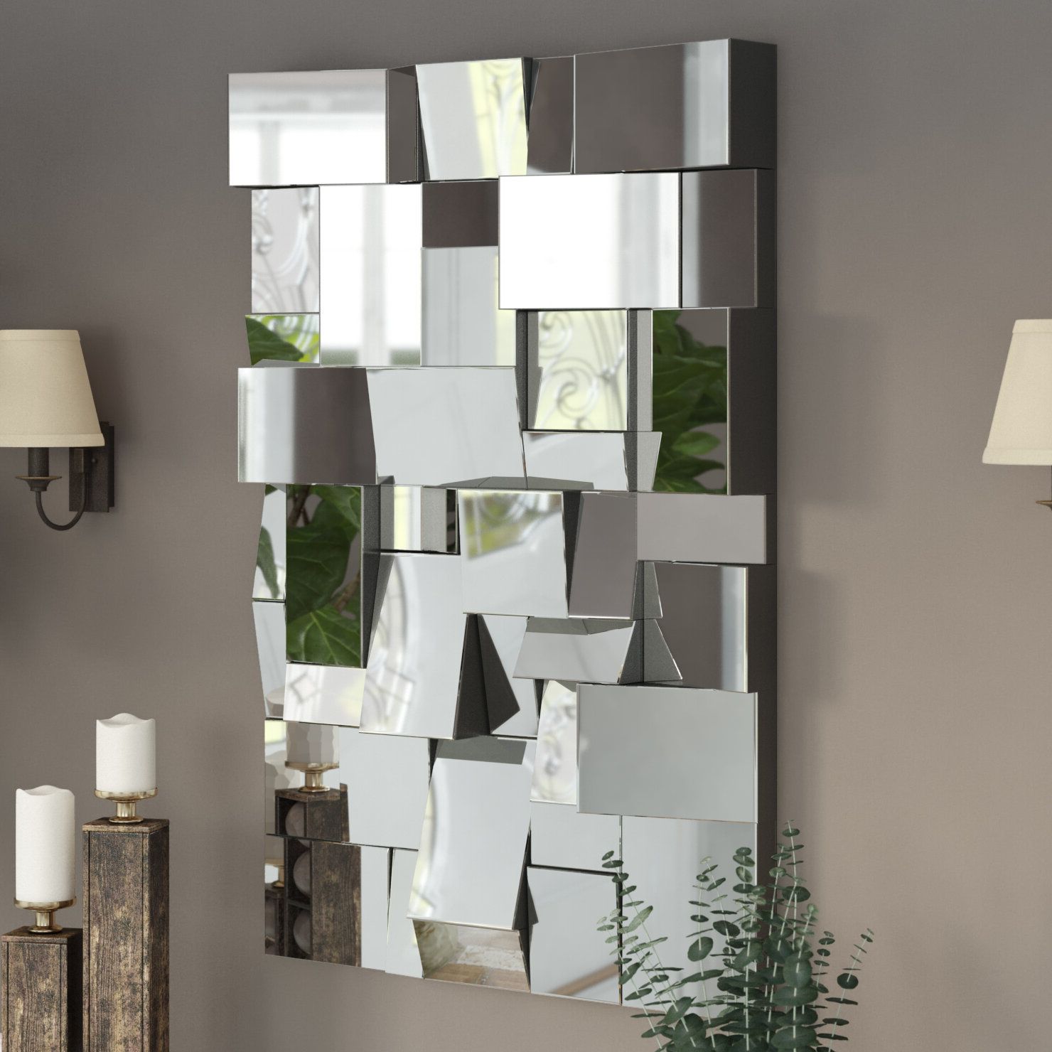 Featured Photo of Pennsburg Rectangle Wall Mirror By Wade Logan