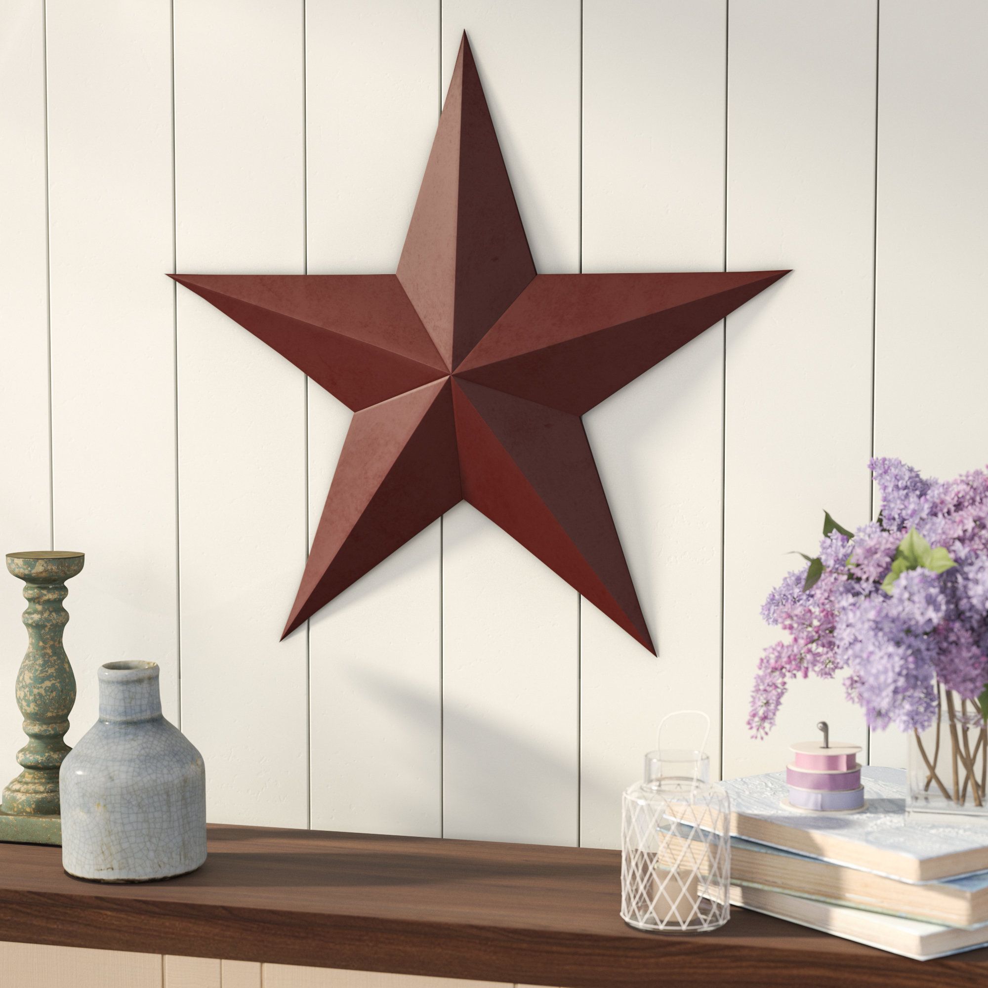 Featured Photo of Raised Star Wall Decor