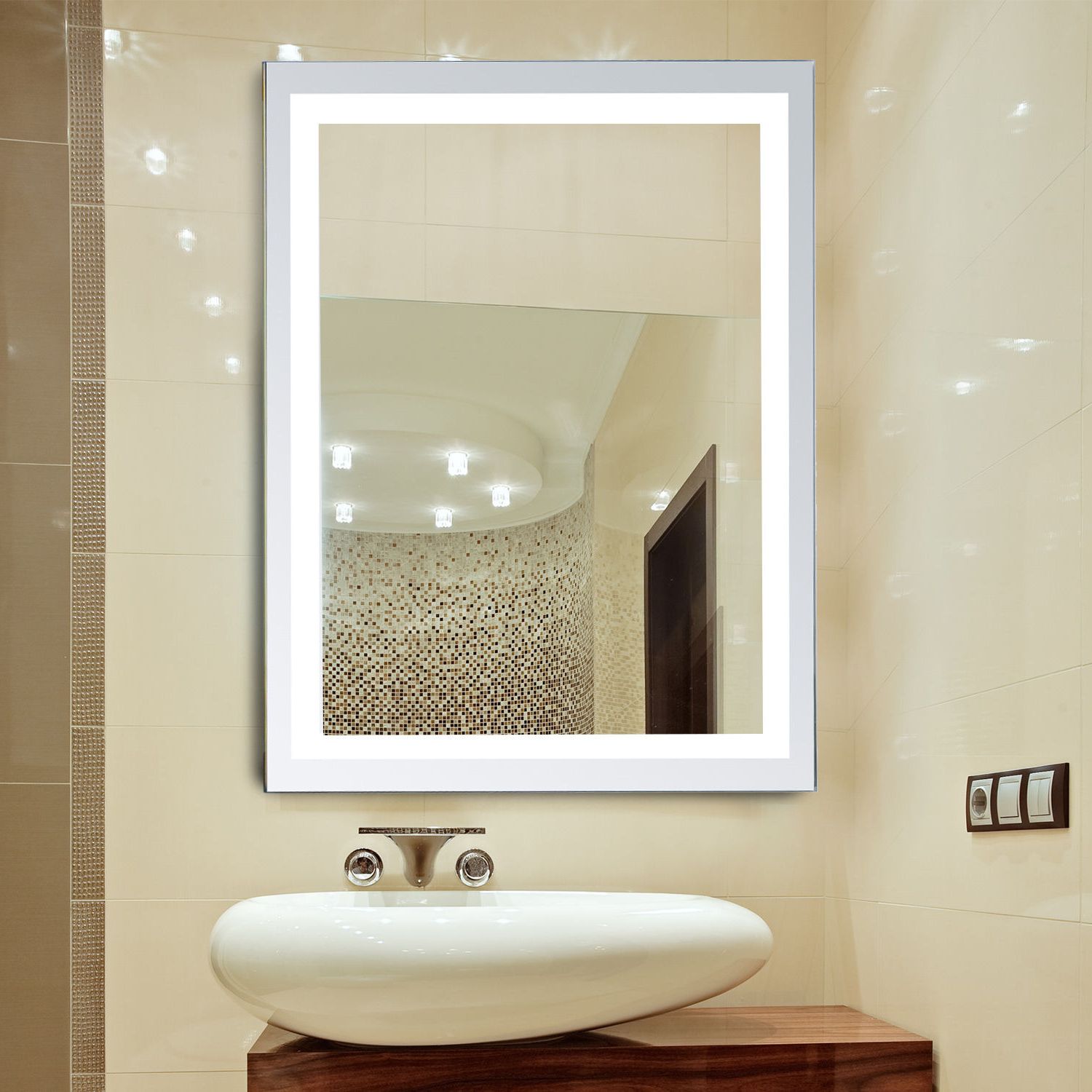 Featured Photo of Bathroom Wall Mirrors