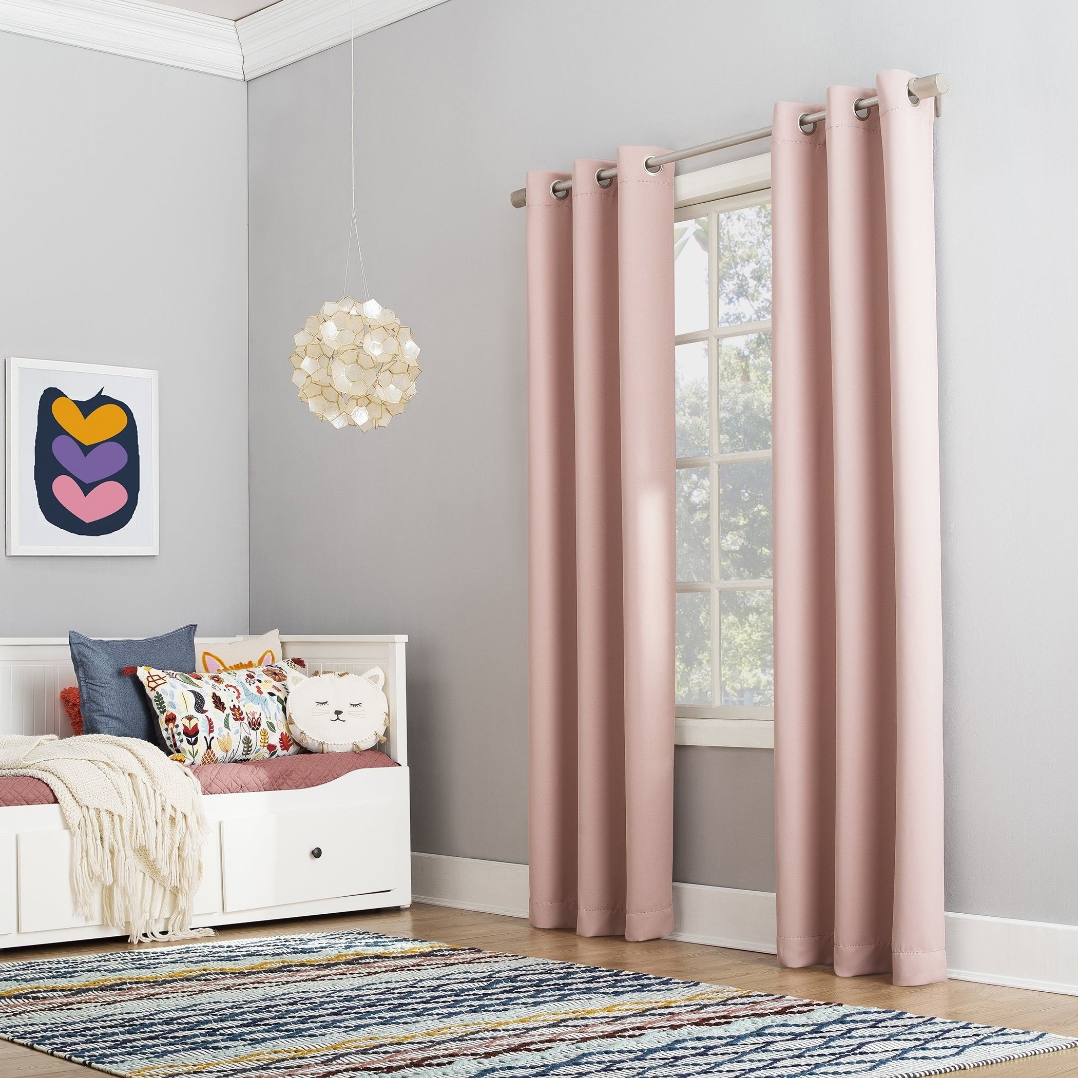 Featured Photo of Riley Kids Bedroom Blackout Grommet Curtain Panels