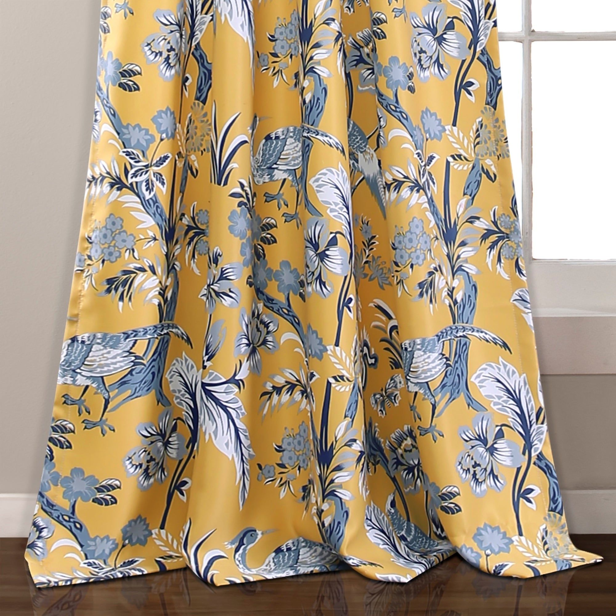 Featured Photo of Dolores Room Darkening Floral Curtain Panel Pairs