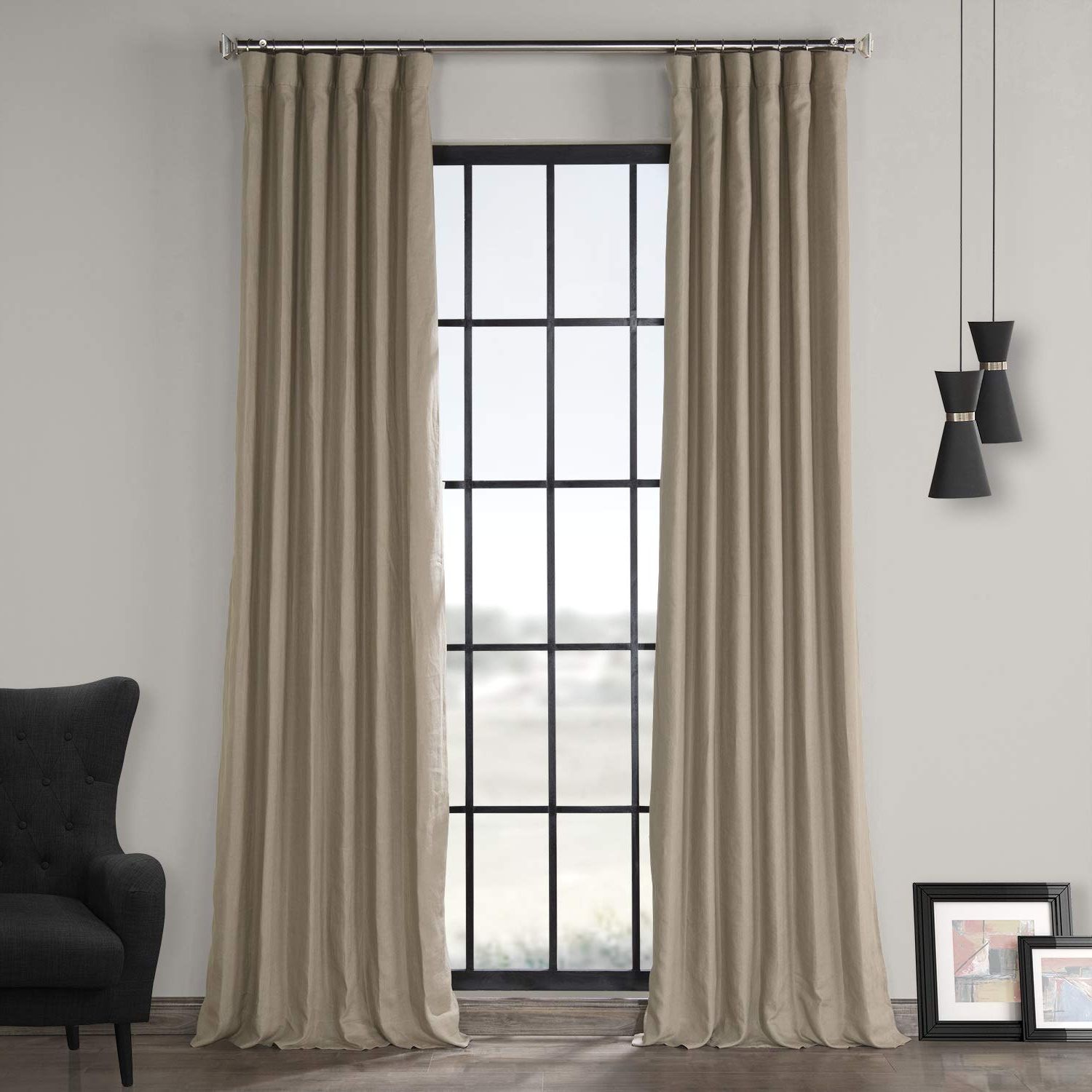 Featured Photo of French Linen Lined Curtain Panels