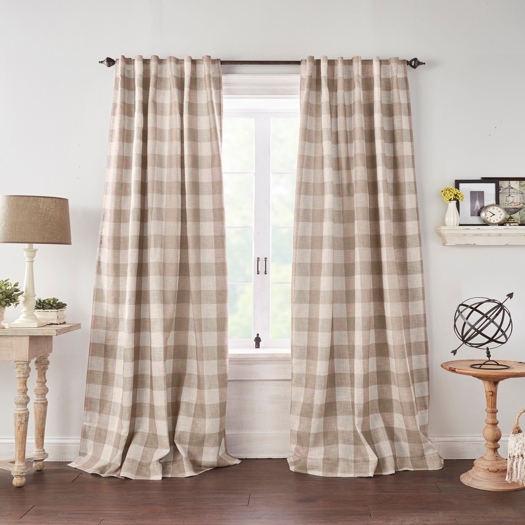 Featured Photo of Grainger Buffalo Check Blackout Window Curtains