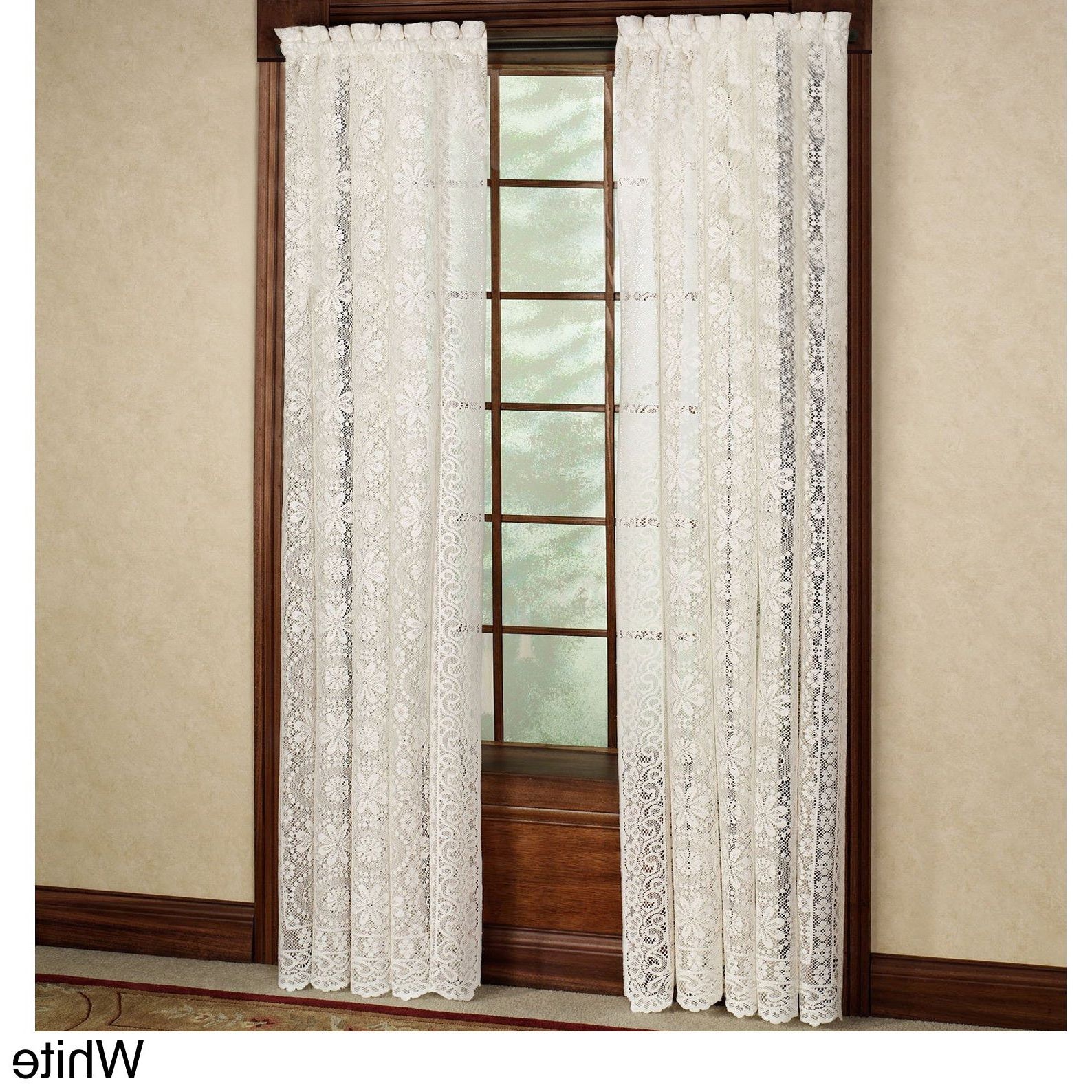 Featured Photo of Luxurious Old World Style Lace Window Curtain Panels