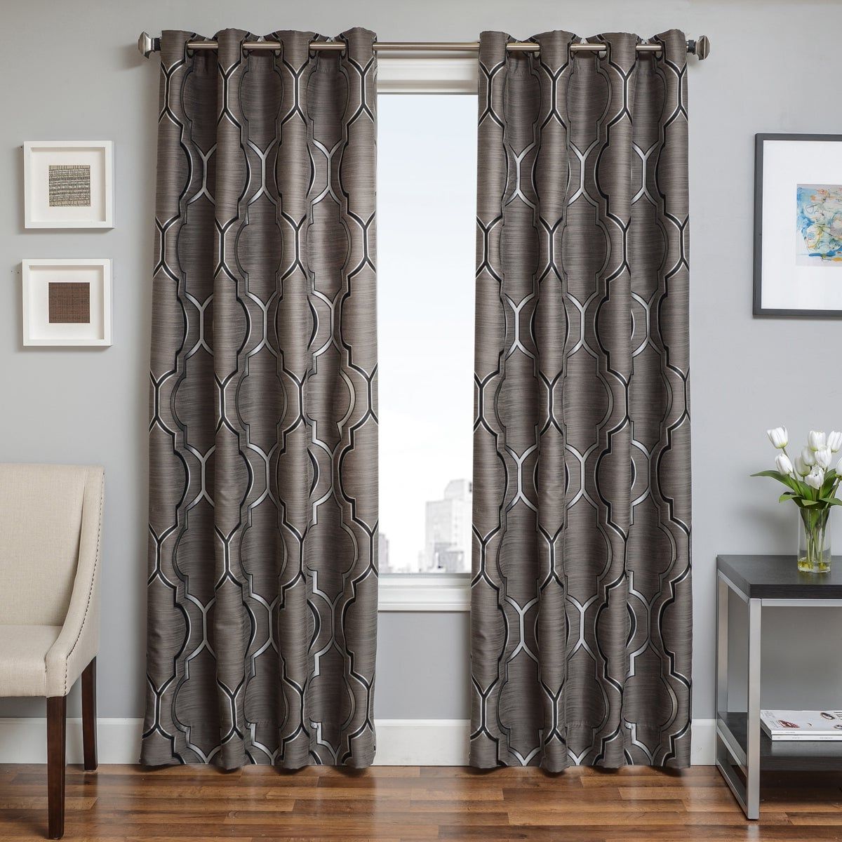 Featured Photo of Softline Trenton Grommet Top Curtain Panels