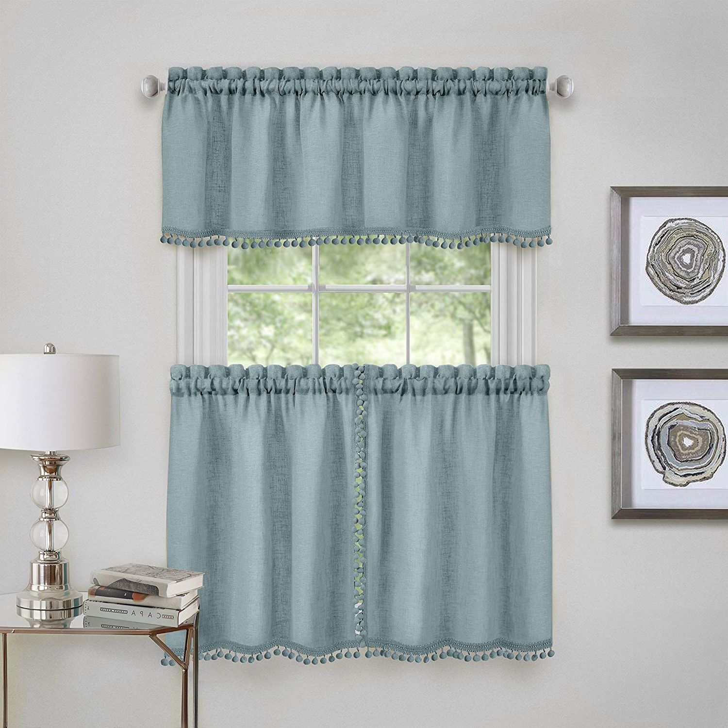 Featured Photo of Wallace Window Kitchen Curtain Tiers