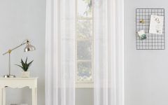 Erica Crushed Sheer Voile Grommet Curtain Panels