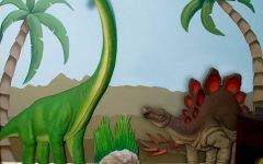 Beetling Brachiosaurus Dinosaur 3d Wall Art