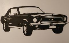 Ford Mustang Metal Wall Art