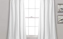 Lydia Ruffle Window Curtain Panel Pairs