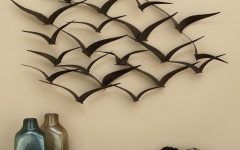Flock of Birds Metal Wall Art