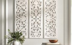 3 Piece Carved Ornate Wall Décor Set