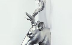 Metal Animal Heads Wall Art