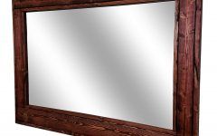 Large Wall Mirrors with Wood Frame